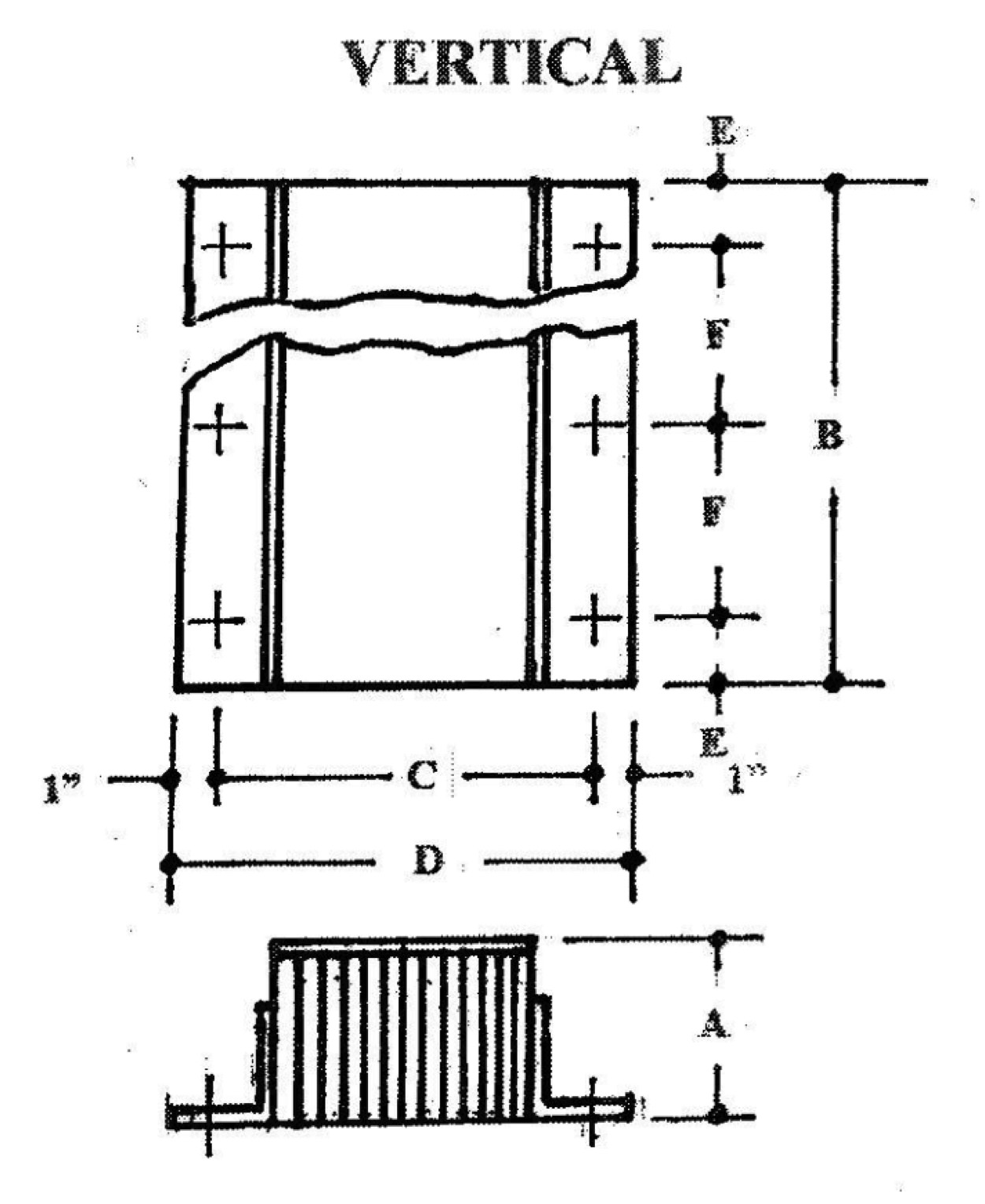 Vertical steel faced laminated dock bumper