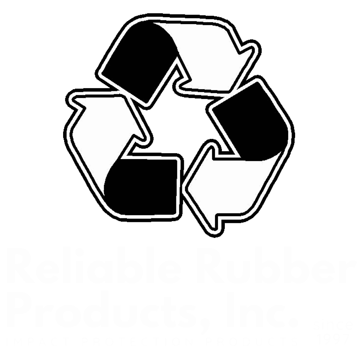Reliable Rubber Products, Inc. logo, light version